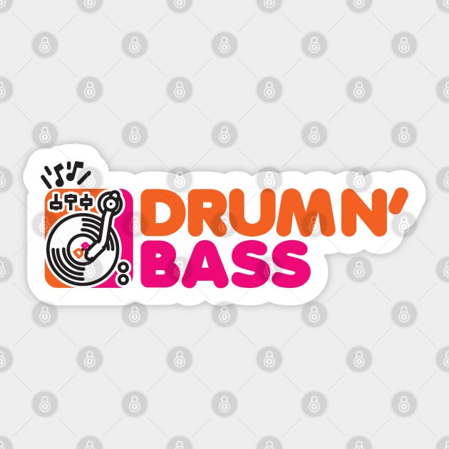 Dunkn Bass Sticker by jonah block